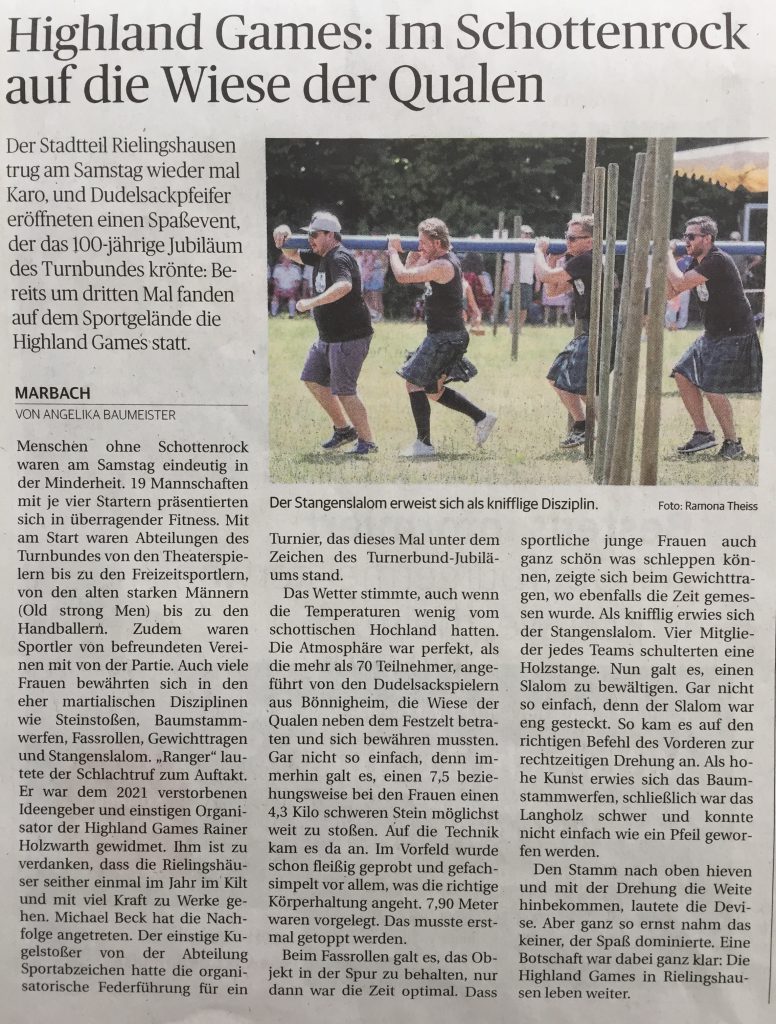 100 Jahre Turnerbund Rielingshausen Festwochenende