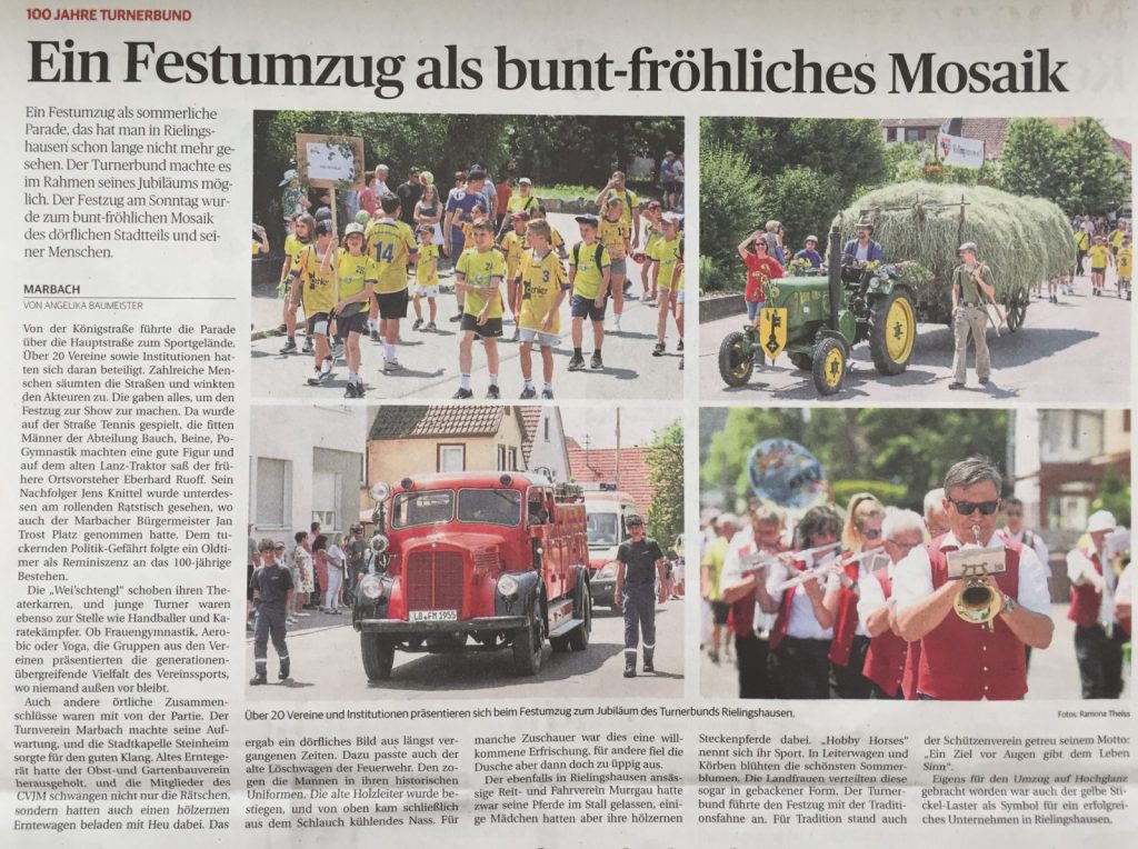 100 Jahre Turnerbund Rielingshausen Festwochenende