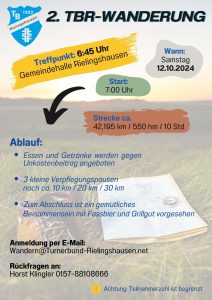2. TBR Wanderung 2. TBR Wanderung
